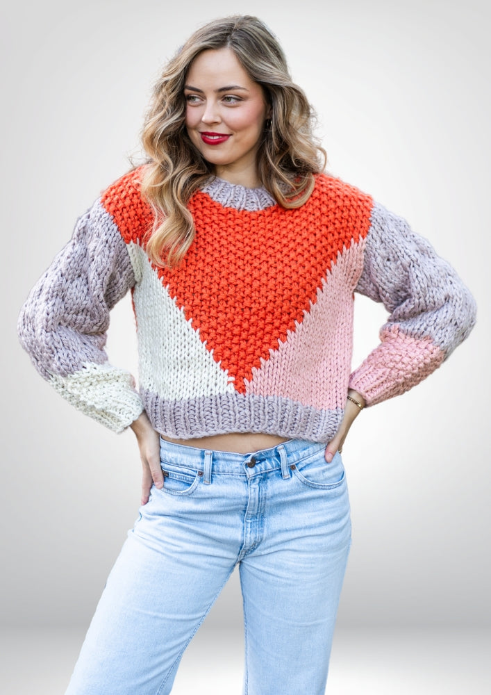 Hyams Handmade Jumper | Orange