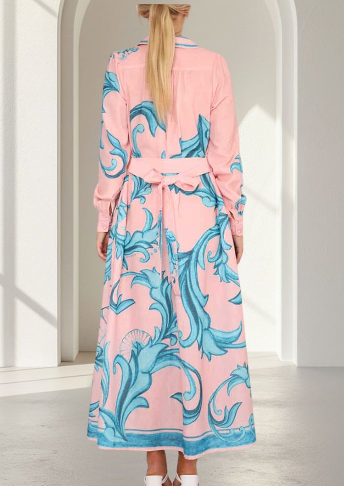 Melody Linen Dress | Pink