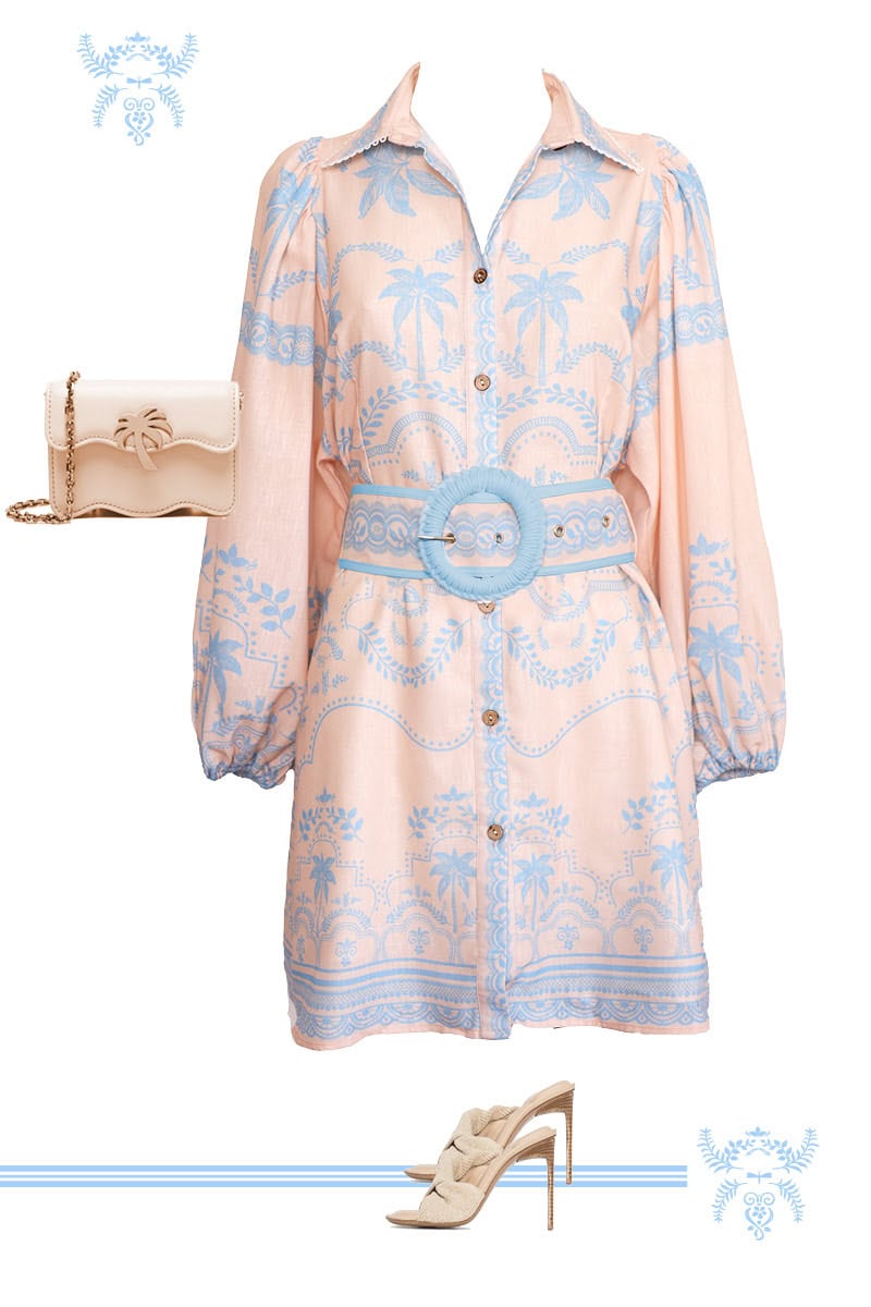 Lydia Short Dress | Blue