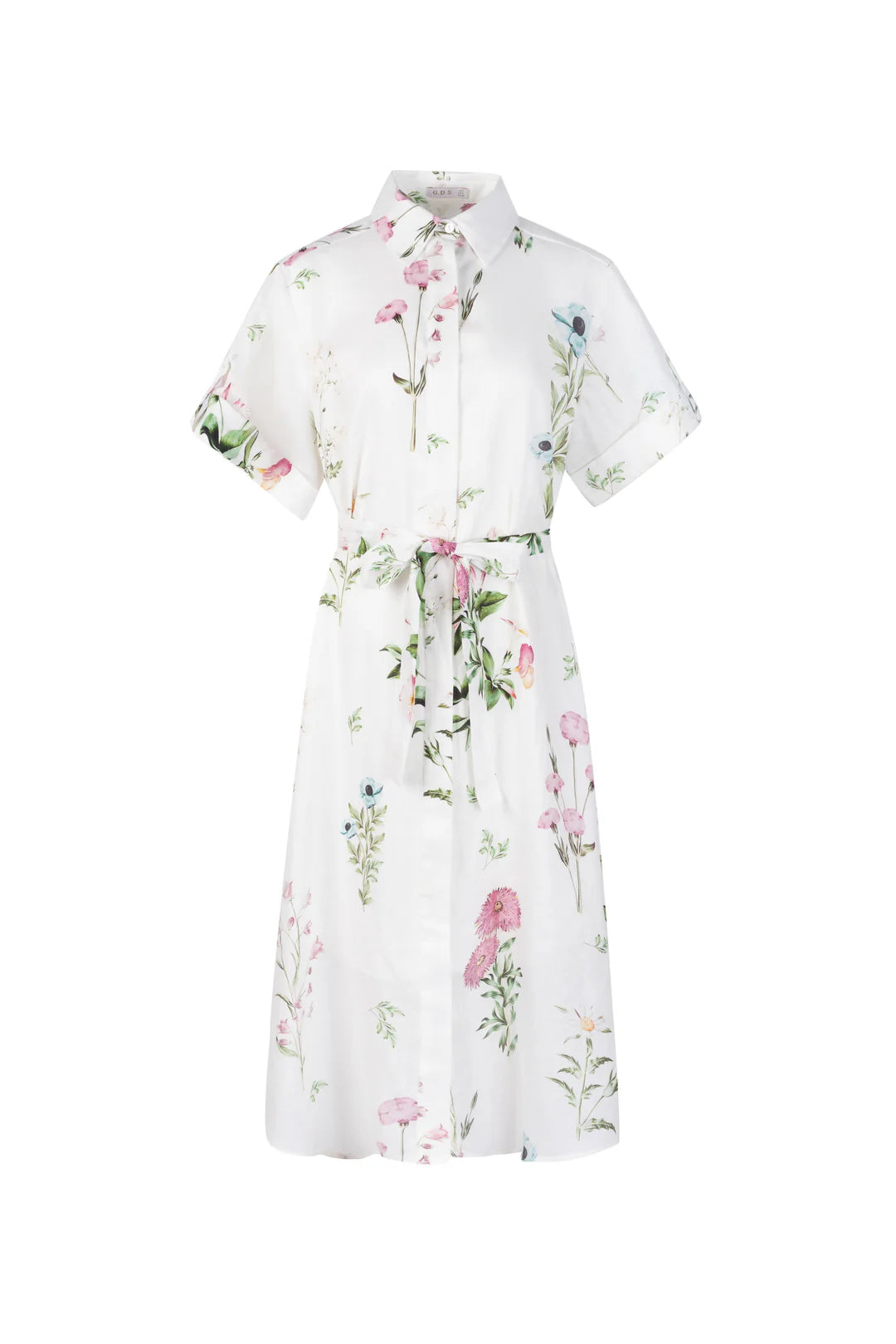 GDS Missika Printed Linen Long Dress | Print