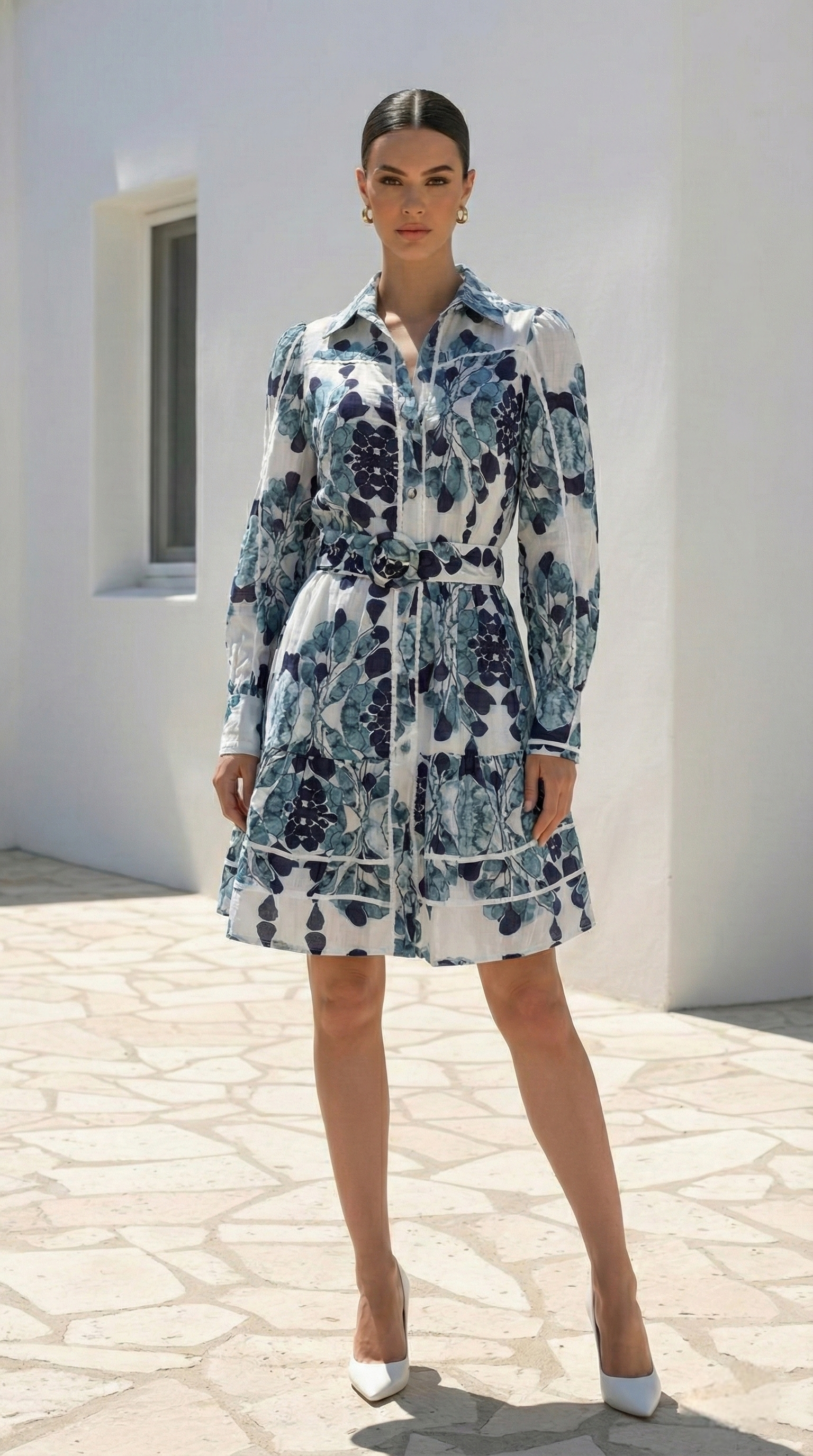 Evie Short Dress | Navy Blue