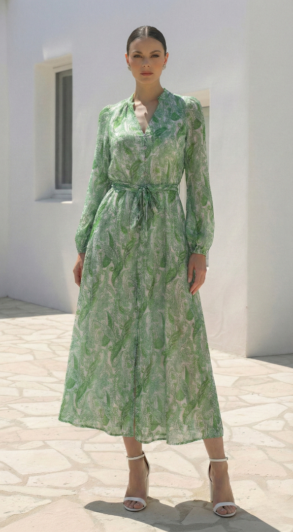 Delray Dress | Green