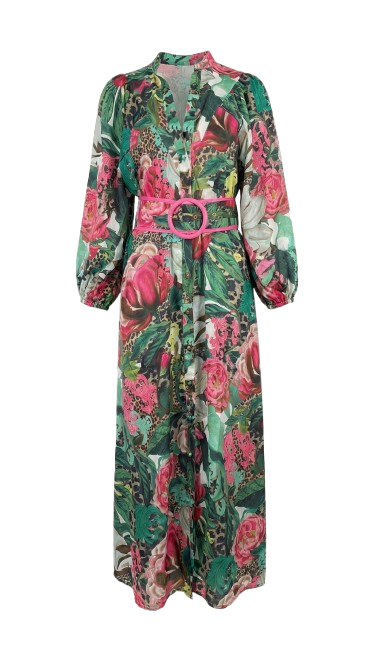 Maggie Linen Dress | Floral