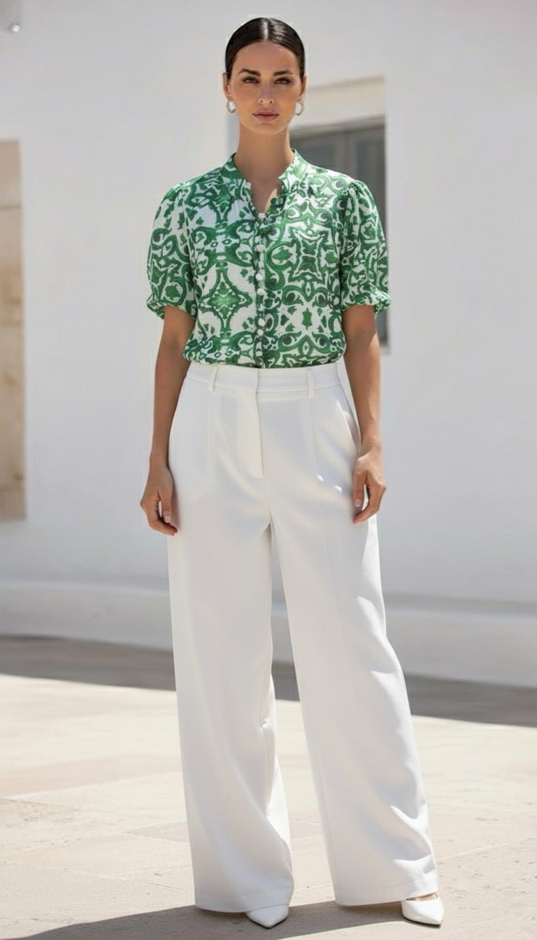 Estelle Blouse | Green