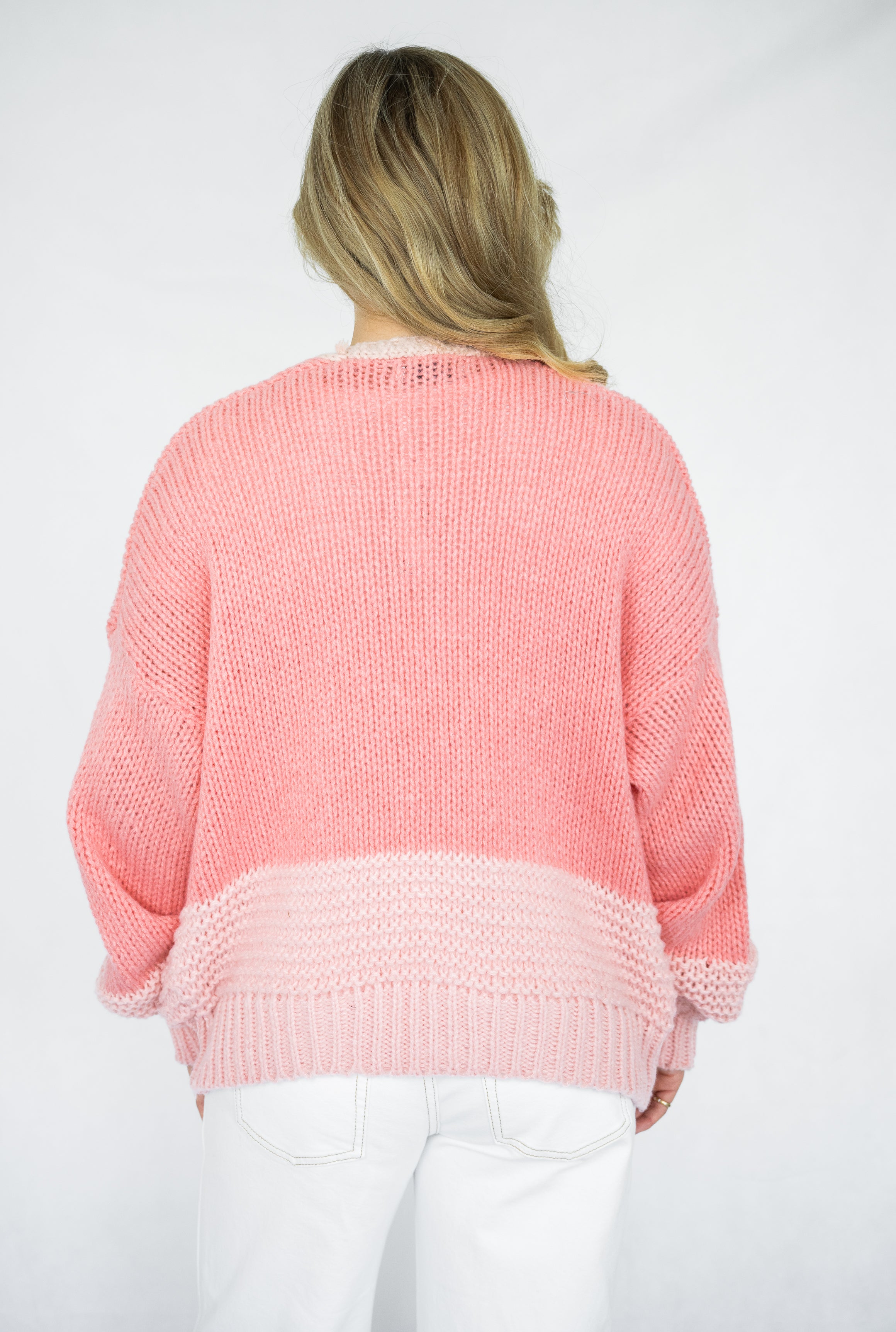 Sage Cardigan | Pink