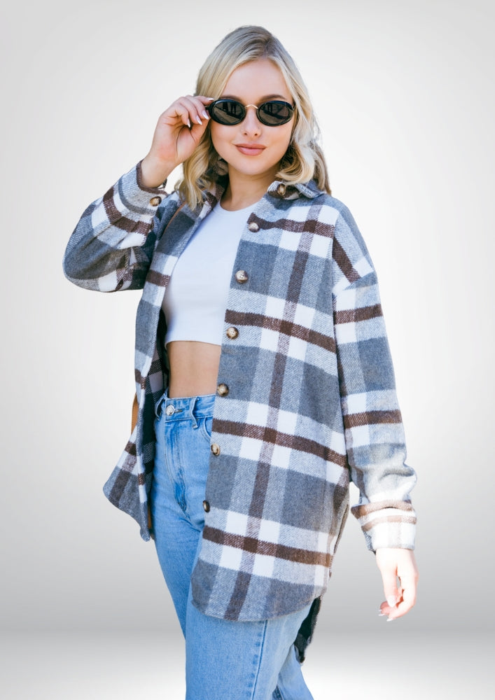 Elliot Shacket |  Brown Check