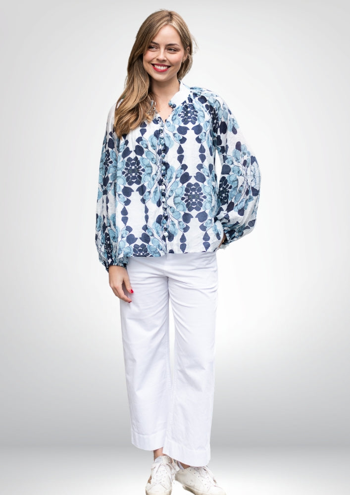 Stella Blouse  | Blue