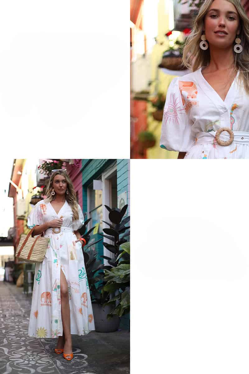 Sardinia  Dress | White