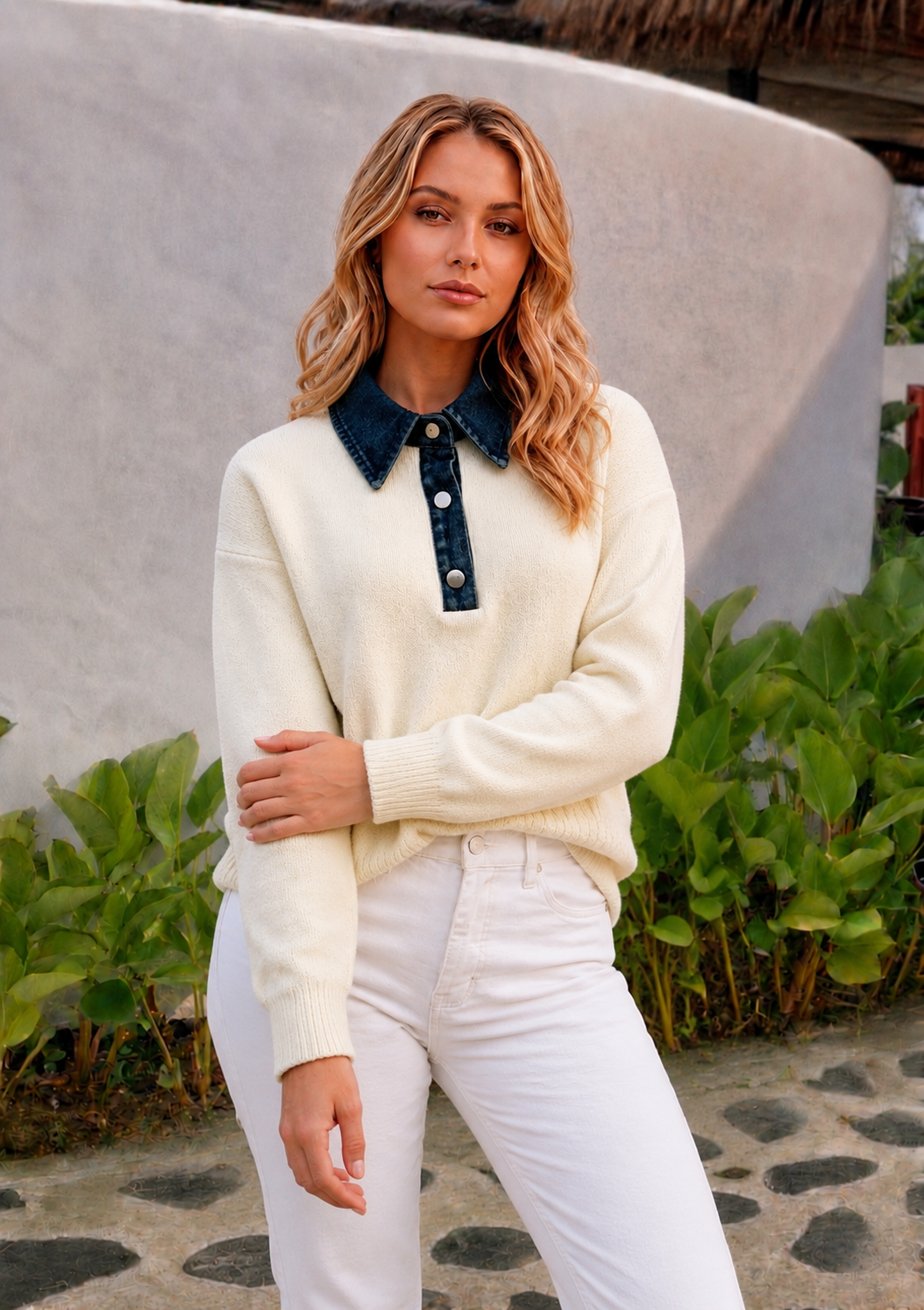 Tasha Jumper | White