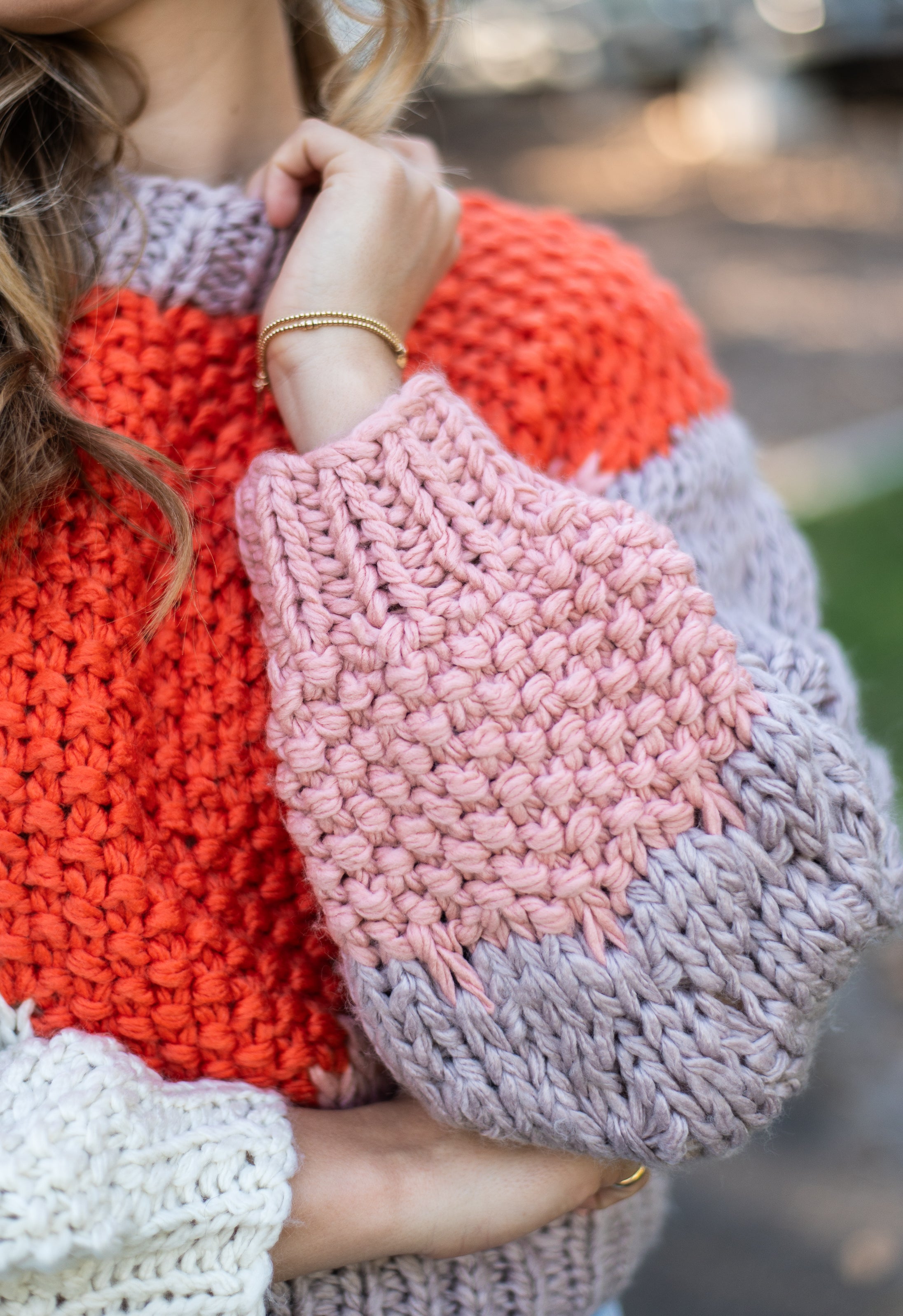 Hyams Handmade Jumper |  Orange