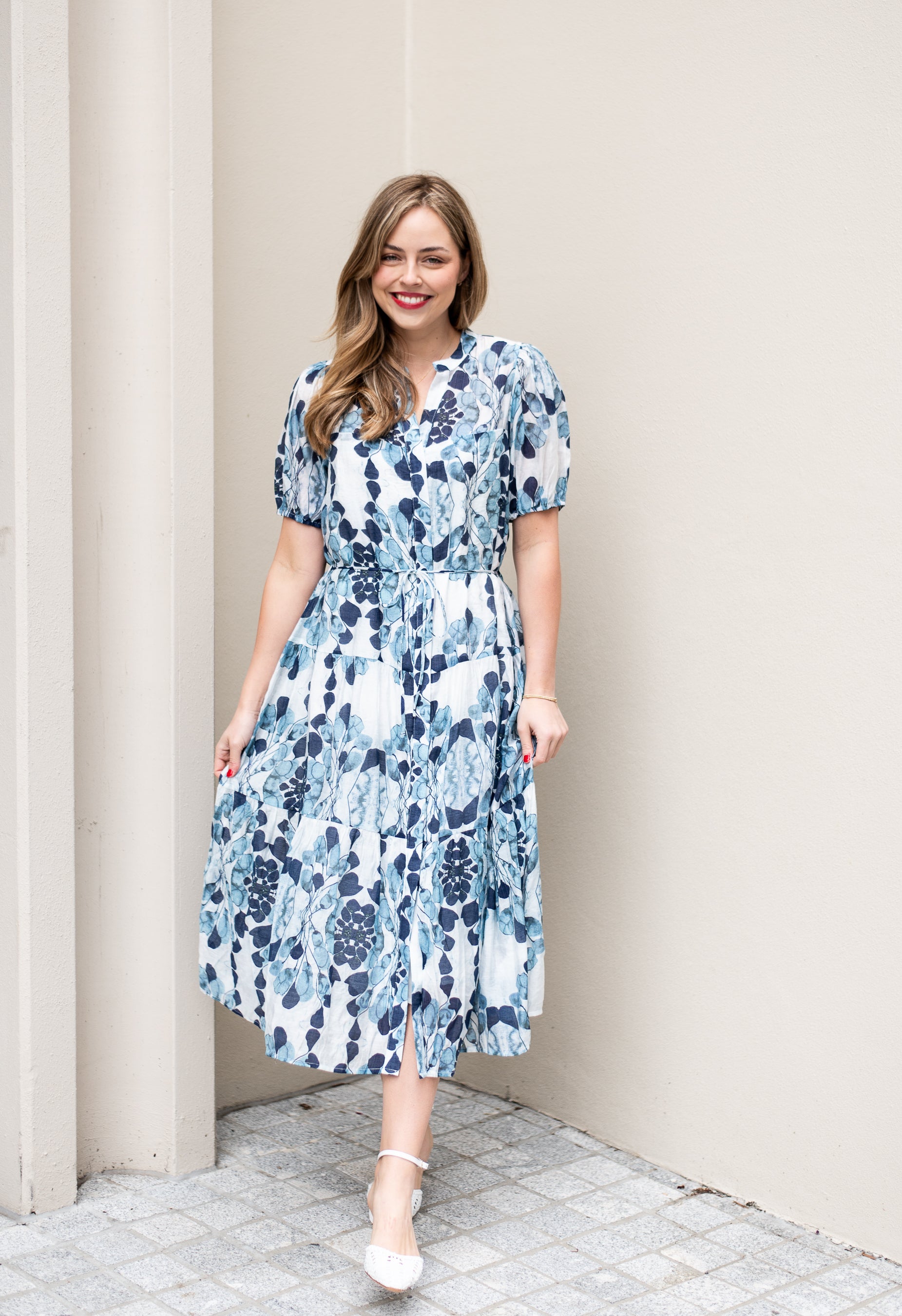 Isabella Dress | Blue