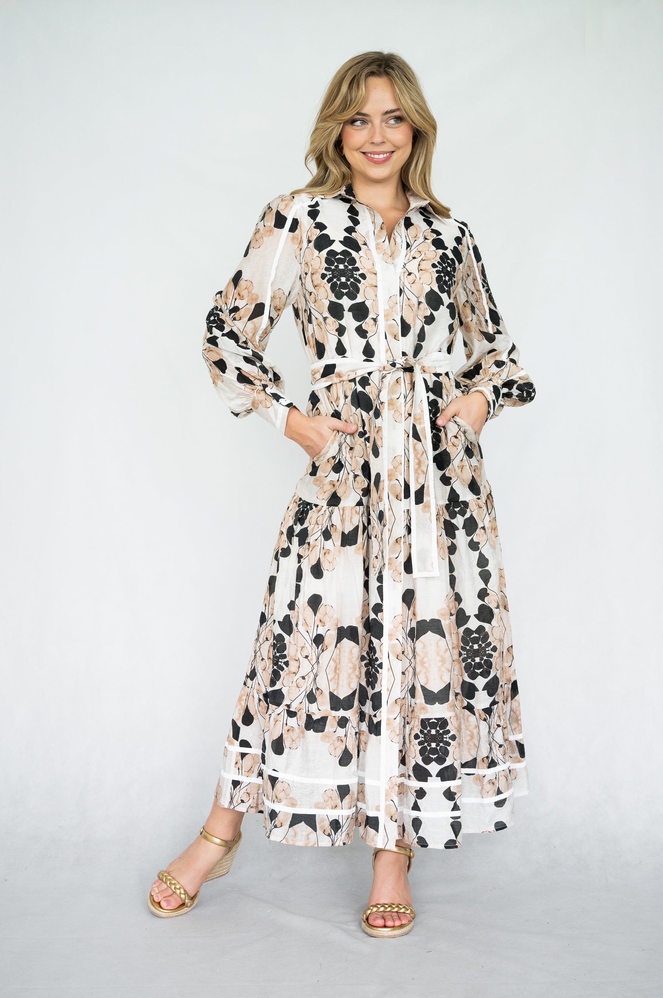 Eloise Dress | Beige