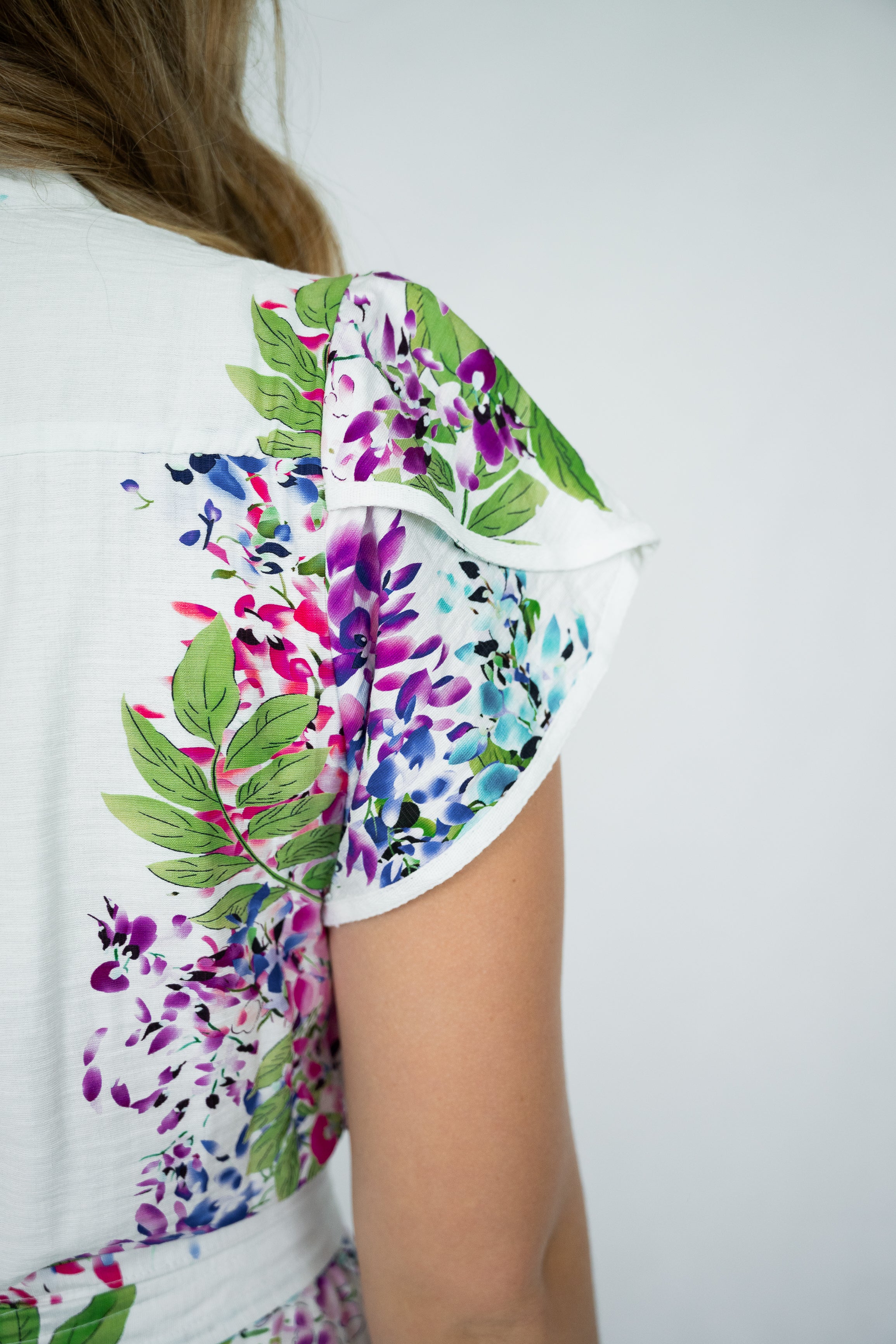 Elsa Dress  | White Floral