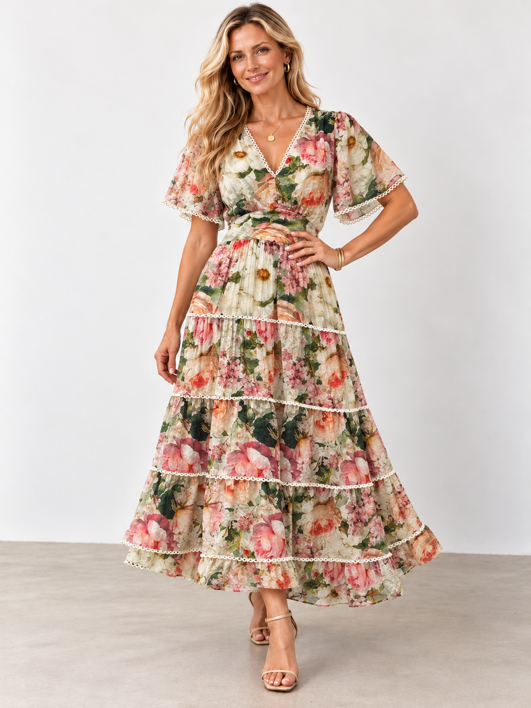 Majorelle Dress | Multi Floral