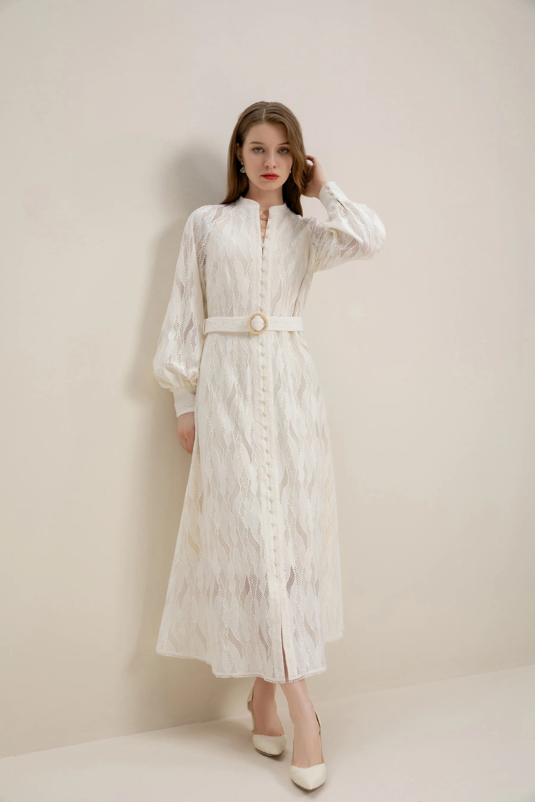 GDS Dahlia  Dress  | Winter White