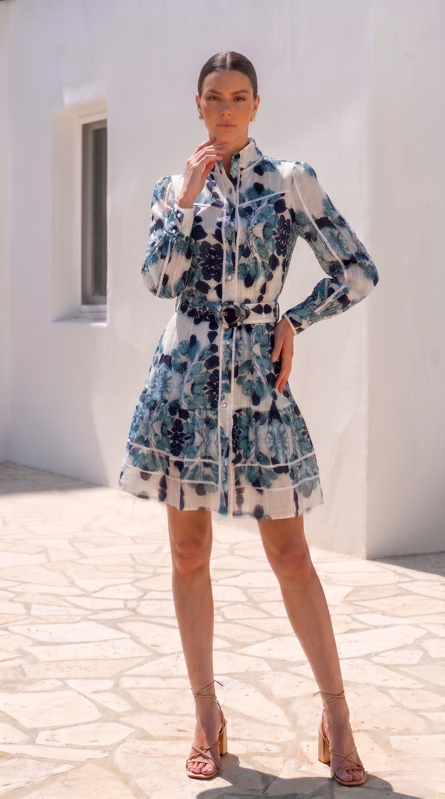 Evie Short  Dress  | Navy Blue