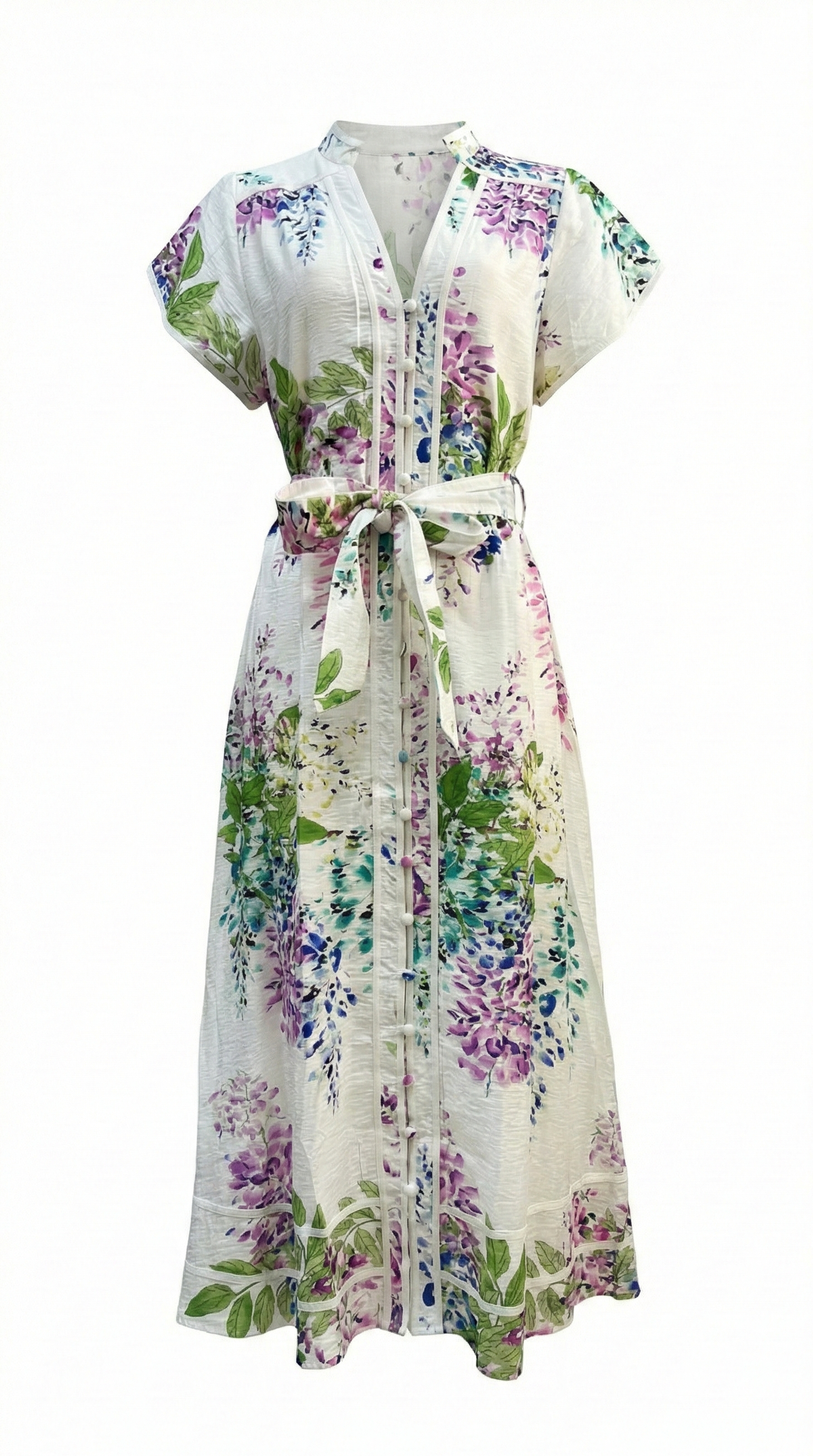 Elsa Dress  | White Floral