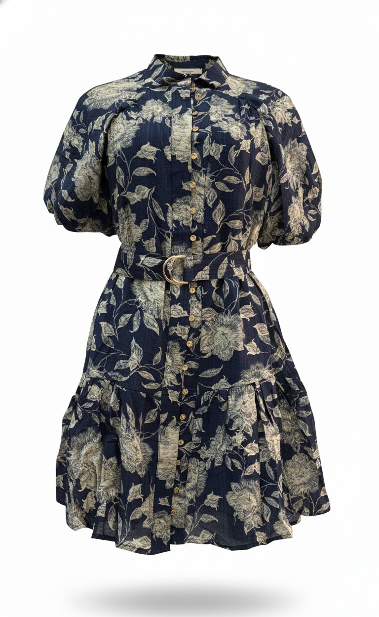 Loretta Dress | Navy