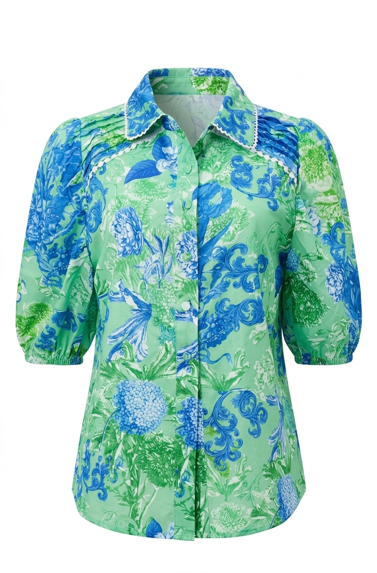 Valancia Shirt  |  Aqua