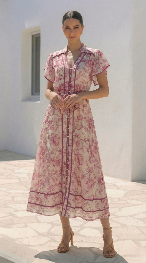 Jules Dress  |  Pink