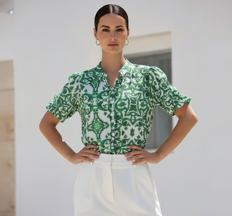 Estelle Blouse  | Green