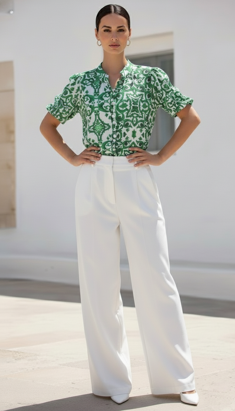 Estelle Blouse  | Green