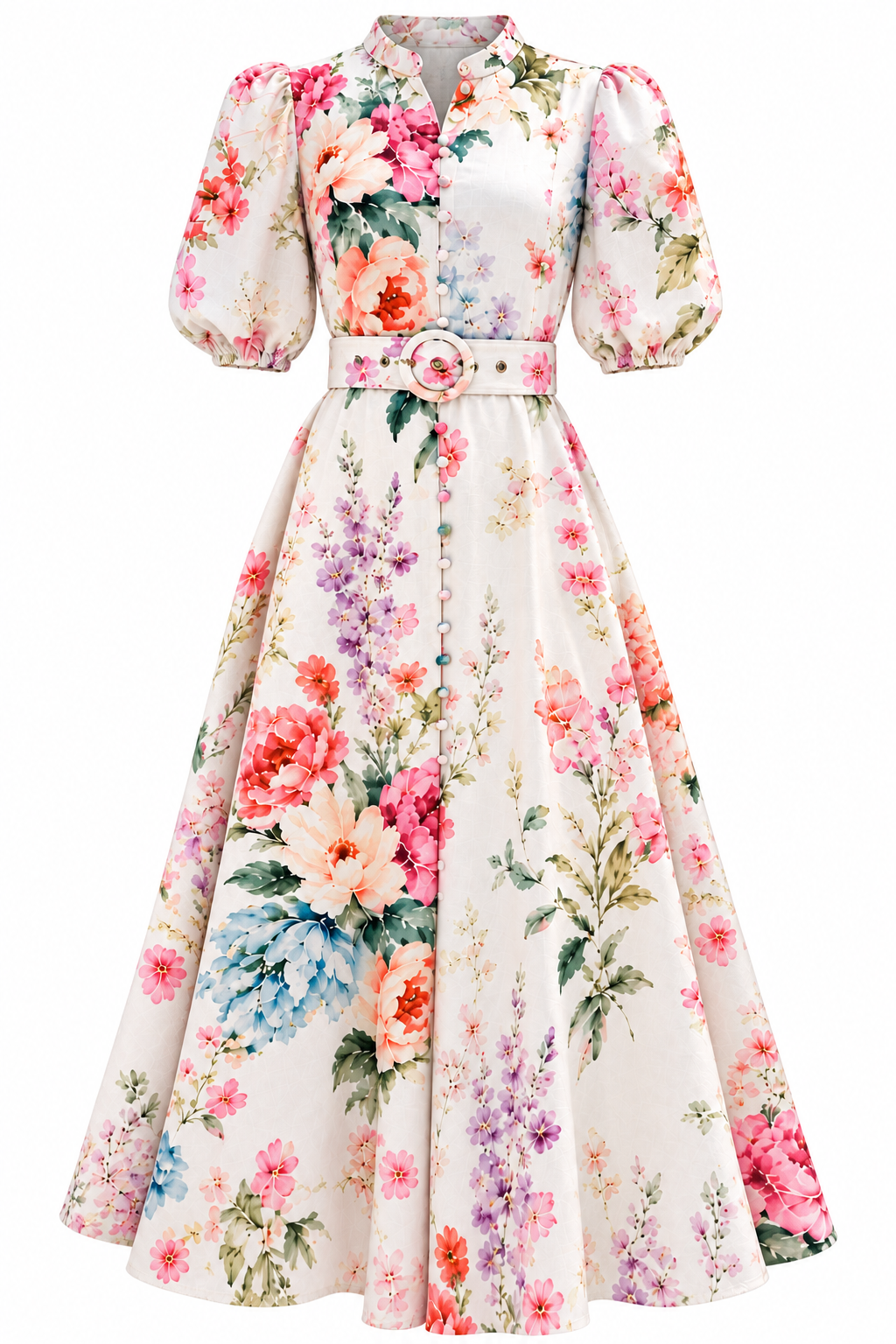 Isla Dress | Multi Floral