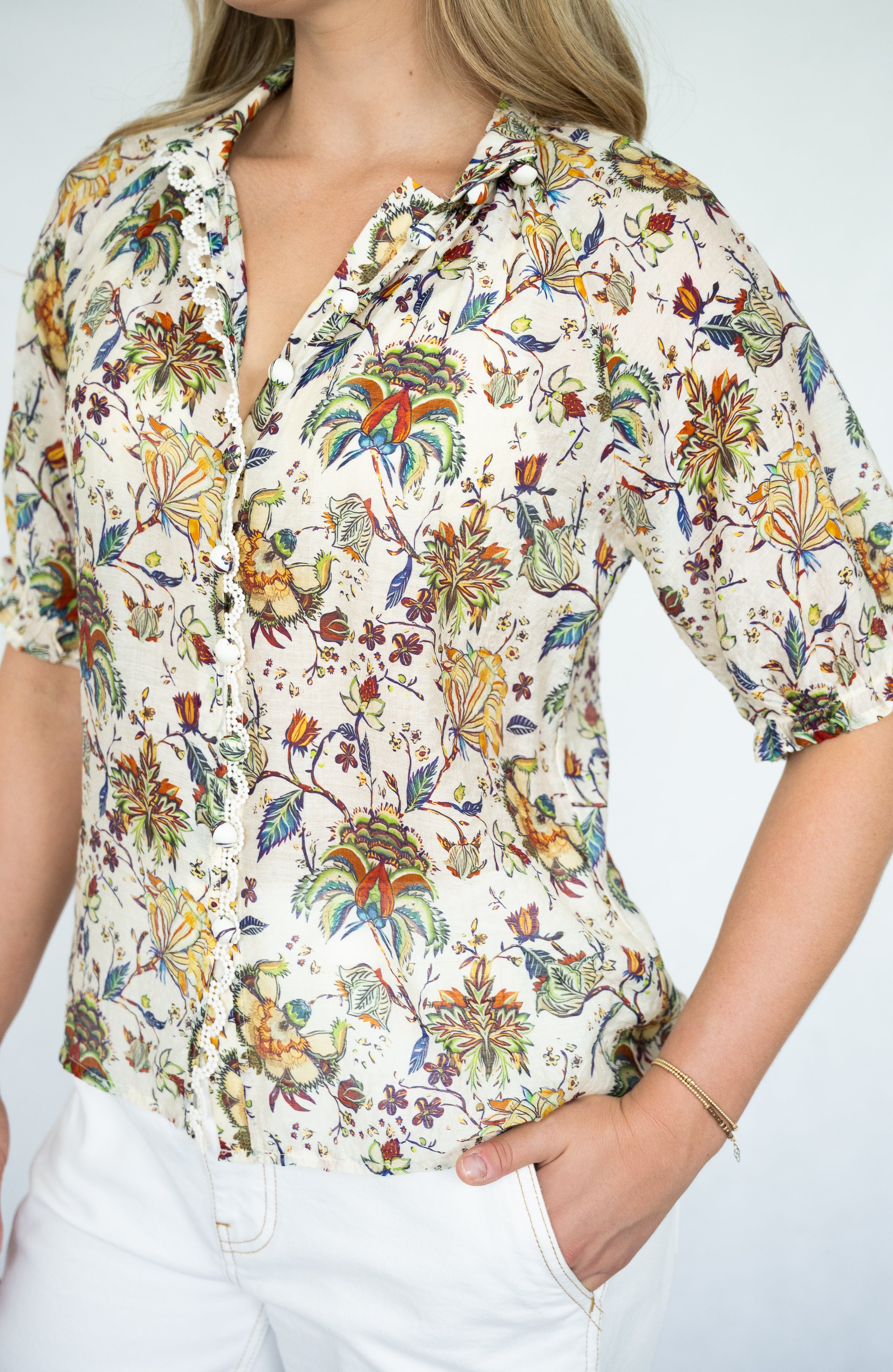 Lauren  Blouse |  Beige