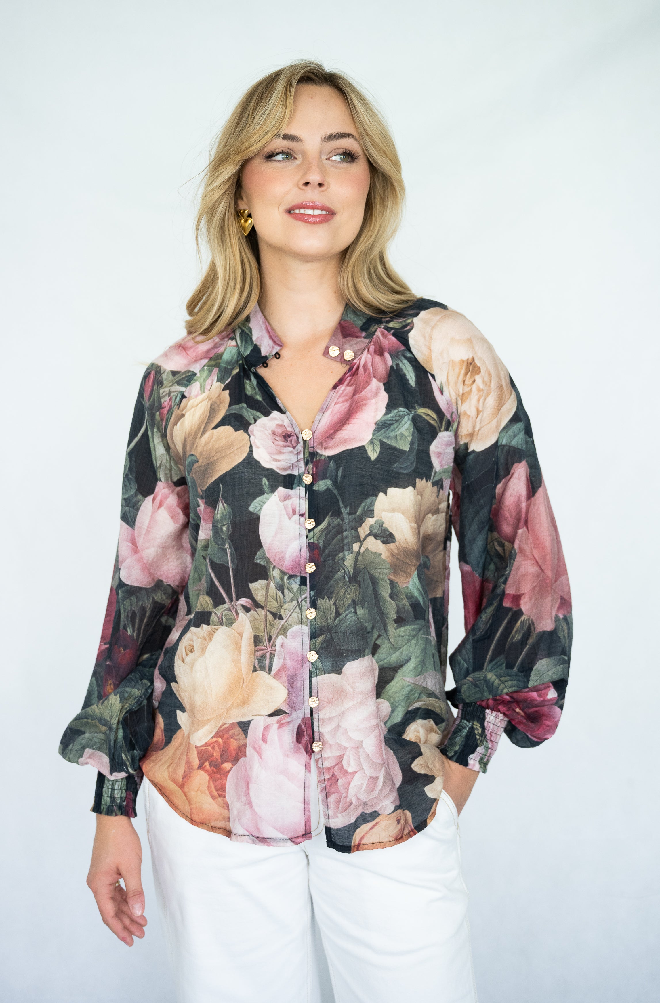 Viola Blouse  | Multi Floral