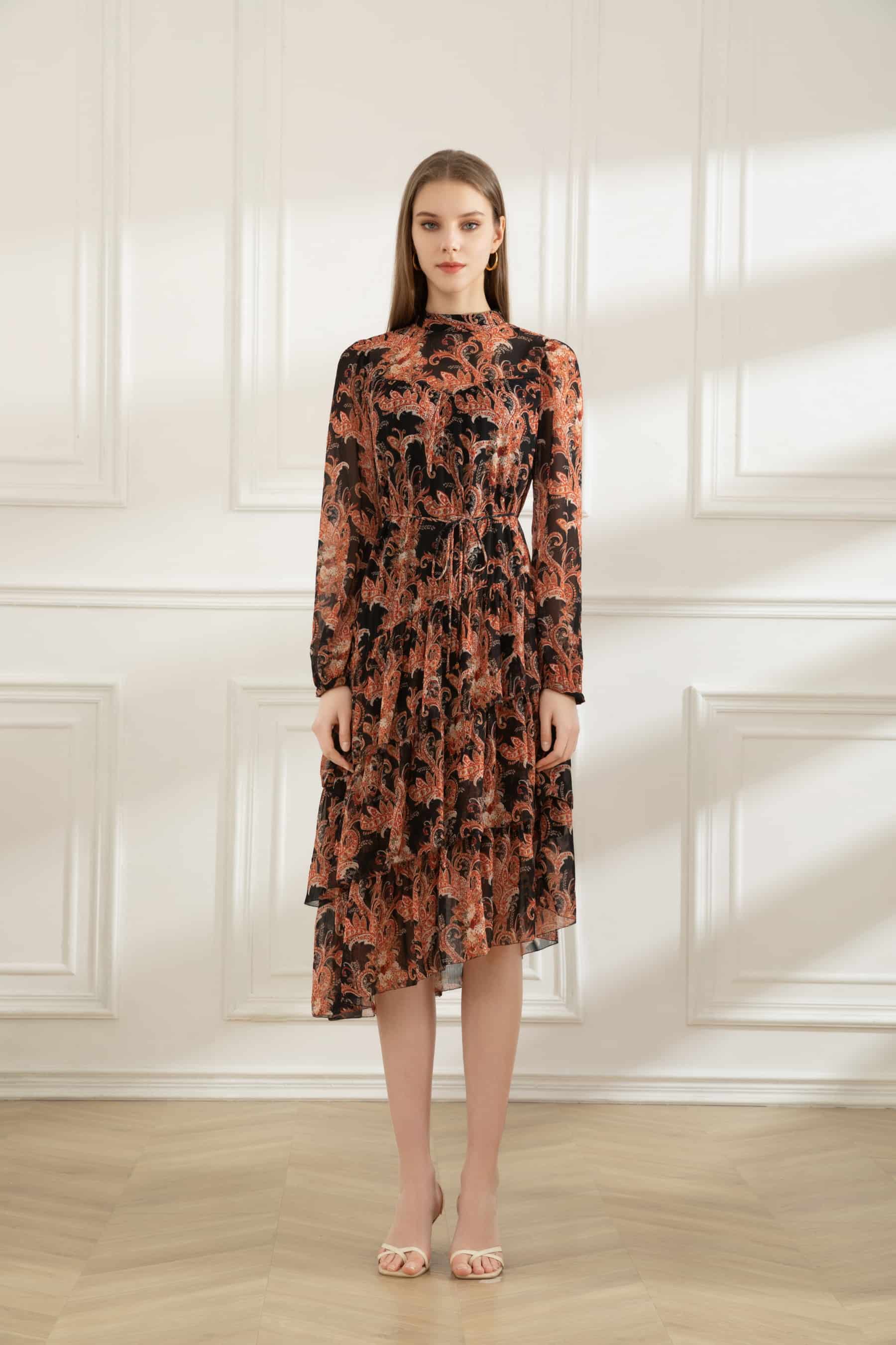 GDS Marchesa Dress | Red Print DRESSES autumn-winter AW 23 BLACK Catch DRESSES dup-review-publication GDS L M RACES S SALE 40 % wedding guest dress XL XS