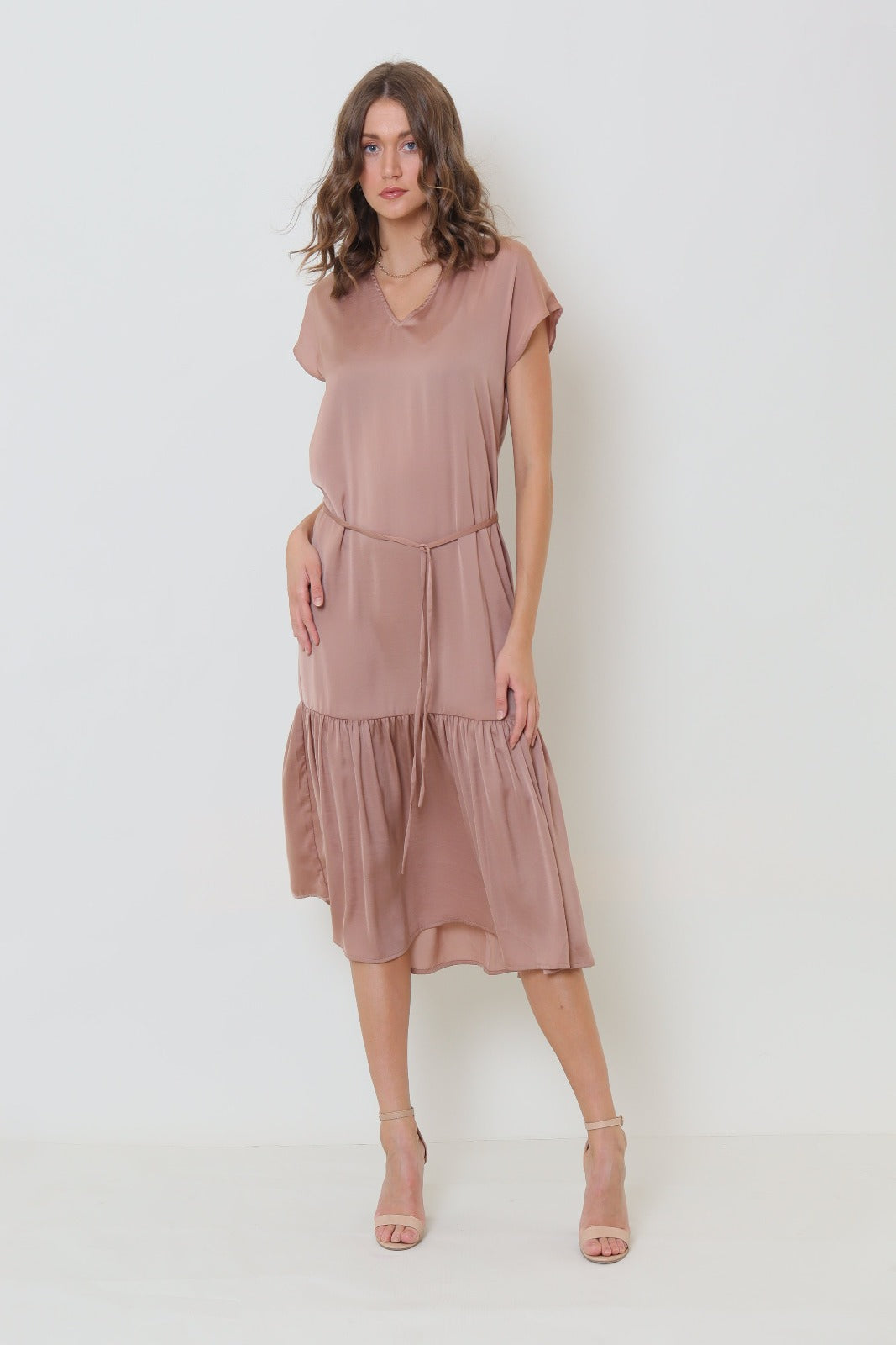 GDS Olearia Dress | Bronze DRESSES BROWN Catch GDS L M S tofix XS